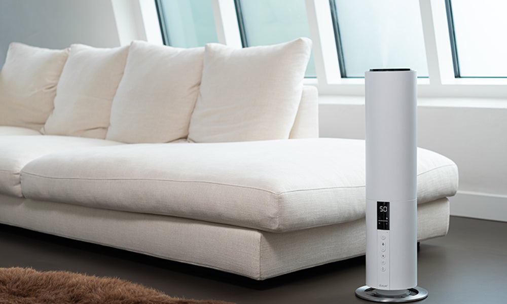 Duux humidificateur d'air connecté à ultrasons et vapeur froide BEAM MINI  BLANC DXHU07