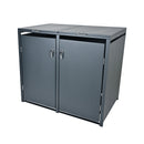 Holmberg accessories household garbage can box for 2x 60l/120l/240l boxing anthracite