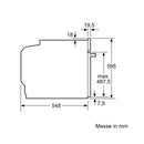 Bosch Küchenmaschinen HBG7341B1 Einbaubackofen 230V