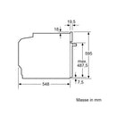 Bosch Backofen Einbau HBG7541B1C Ecoclean 400V