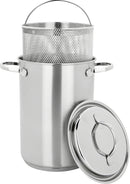 Demeyere Spargel und Pastakoche Resto D16cm DBoden 14.5cm 4.5lt H23cm D1016