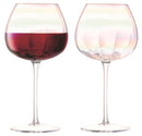 LSA Red Wine Glass 2 Set Pearl 460ml - Perlmutt Lsape46