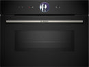 Bosch Microwave Series 8, Installazione Compact Oven con funzione a microonde, 60 x 45 cm, nero