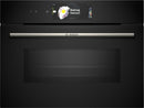 Bosch Microwave Series 8, Installazione Compact Oven con funzione a microonde, 60 x 45 cm, nero