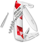 SWIZA Schneidwerkzeuge Taschenmesser Schwingen Rot/Weiss Medium