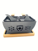 Heidi Cheese Line Racletteofen FLOWER Raclette 2 Personen