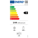 Domo fridge Retro DO91705R, 206 L, D-Class