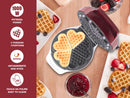 beper Waffeleisen 18 cm rot
