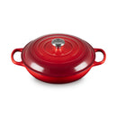 Le Creuset Pfanne Signature Gusseisen-Gourmet-Topf, Ø 30cm, Kirschrot