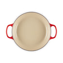 Le Creuset Pfanne Signature Gusseisen-Gourmet-Topf, Ø 30cm, Kirschrot