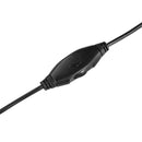 Hama television headphones "Shelltv", over-ear, one-sided, long cable (6 m), Schw