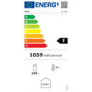 Frigo bottiglia di cem BC 256, 259 litri