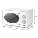 Domo Mikrowelle DO3125, 25 L, 900 W