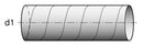 V-train accessories extractoring trains spiral fold tube 3 meters Ø 125 mm
