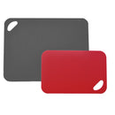 Moha Schneideutensilien Schneidebretter-Set Flex & Stable grau-rot