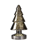 SOMPEX Christmas lights Winterlight, chrome, fir tree, LED, height: 26 cm