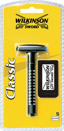 Wilkinson Razor Classic Razor Double Blades + 5 lames