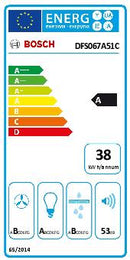 Teschio piatto di cappa per estrattore bosch