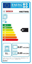 Bosch Installation Stove / Oven Series 8, four d'installation, 60 x 60 cm, noir