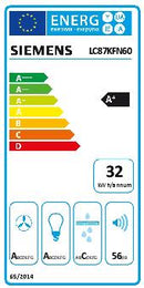 BOSCH STANDERD SIEMENS, IQ300, WALSSESS, 80 cm, noir imprimé en verre transparent noir
