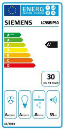 Cappuccio da parete del cappuccio per estratto di Siemens 90 cm