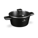 Blaumann Kochtopf mit Deckel Ø 24cm Black Silver Collection