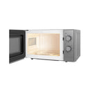 beko Mikrowelle Beko Mikrowelle mit Grill MGC20CH 20l/900W Silber