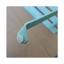 dameco Gartenmöbel Bistro Set Metall Gartentisch und 2 Stühle türkis matt