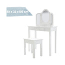 Tavolo da toeletta per bambini Roba per bambini con sgabello