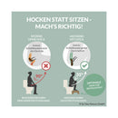 Hey Nature Gesundheit HOCA Original Toilettenhocker