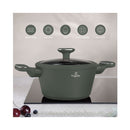 Berlinger Haus Küchenbedarf Haus 10-teiliges Kochgeschirr-Set Matte Green Collection