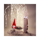 Dameco Wooden Stand Hirsch 8 LED 66,5 cm con sciarpa e lettere.