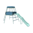 TP TOYS LEISURE Cadre d'escalade en plein air avec hauteur de diapositive réglable