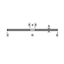 Bosch Accessoires professionnels Machine de construction séparant le disque X-Lock 10 PCS.