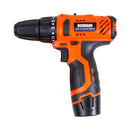 Hermann battery drilling screwdriver 12V 1x1.3ah including suitcase