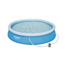 Bestway Leisure Piscine extérieure set rapide Ø 366x76cm avec pompe filtrante