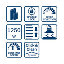 Bosch Professional Baugerät GOF 1250 CE Oberfräse inkl. Koffer