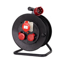 Rouleau de câble Ekström KR25M 5x1,5 mm2 1x CEE 16A et 2 X T25