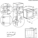 Installazione del forno Electrolux EB6L20WE