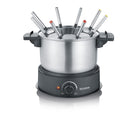 Set di fondu severin fo2470 in acciaio inossidabile, nero