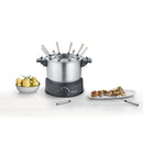 Set di fondu severin fo2470 in acciaio inossidabile, nero