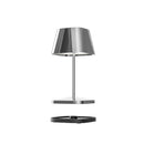 VilleroyBoch Tischlampe mit Akku Neapel 2.0 chrom