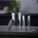 BAMIX accessories Becherset 400ml+600ml with lid black
