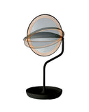 Lampe de table sompex Versailles avec miroir, noir
