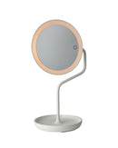 Lampe de table sompex Versailles avec miroir, blanc