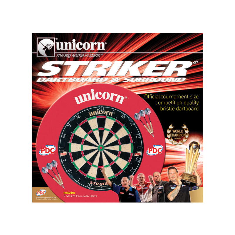 Unicorn leisure indoor striker dartboard & surround