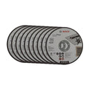 Bosch Professional Zubehör Baumaschinen Trennscheiben 125mm Inox 10er-Pack