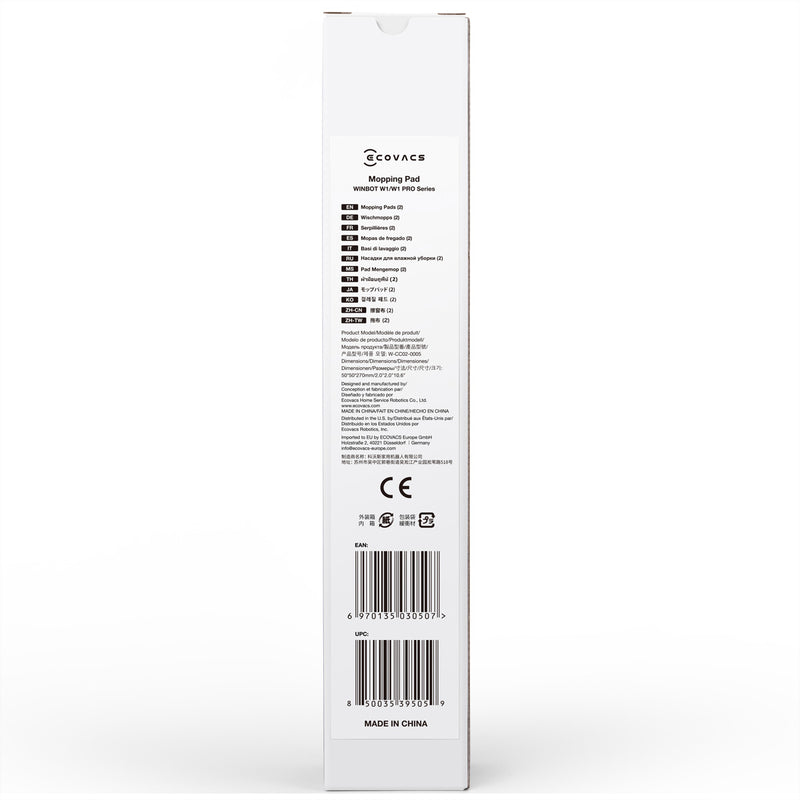 Ecovac's cleaning towels to W1, Winbot