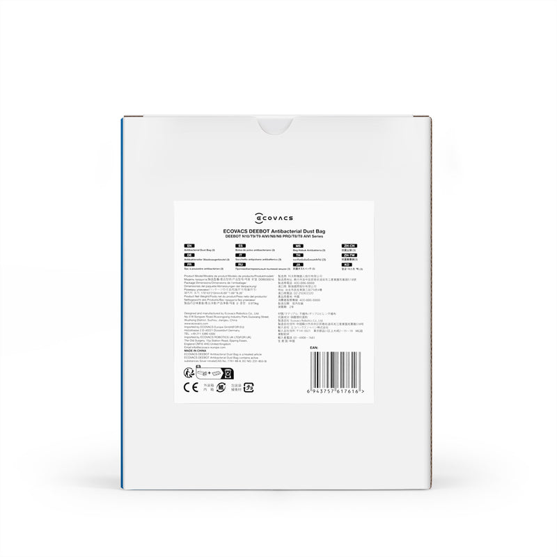 Ecovacs dust bag 3 Series Pack, to T8+/N8+, N8+/T9+, Deebot, 2.5l