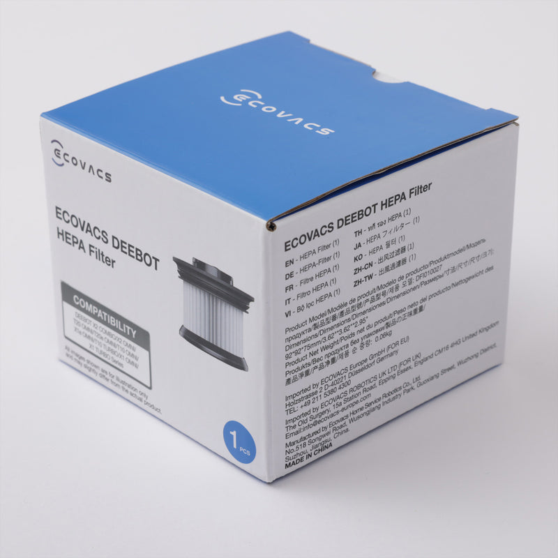 Ecovacs Hepa Filter for X2 Combo, T30S Combo, Deebot